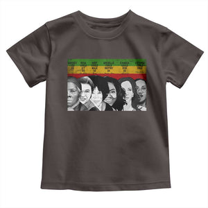 Black Pride Toddler T Shirt Harriet Led Rosa Could Sit Ruby Could Walk Michelle Could Inspire Kamala Could Run Ketanji Could Rule TS10 Dark Chocolate Print Your Wear