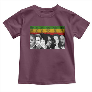 Black Pride Toddler T Shirt Harriet Led Rosa Could Sit Ruby Could Walk Michelle Could Inspire Kamala Could Run Ketanji Could Rule TS10 Maroon Print Your Wear
