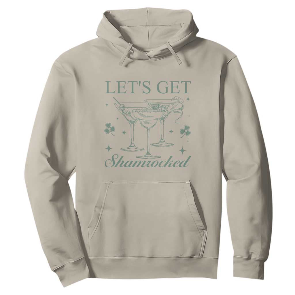 Lets Get Shamrocked St Patricks Day Hoodie TS10 Sand Print Your Wear