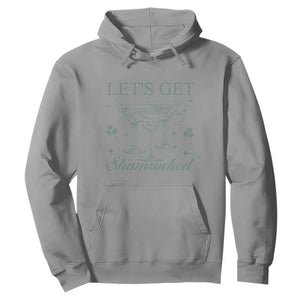 Lets Get Shamrocked St Patricks Day Hoodie TS10 Sport Gray Print Your Wear