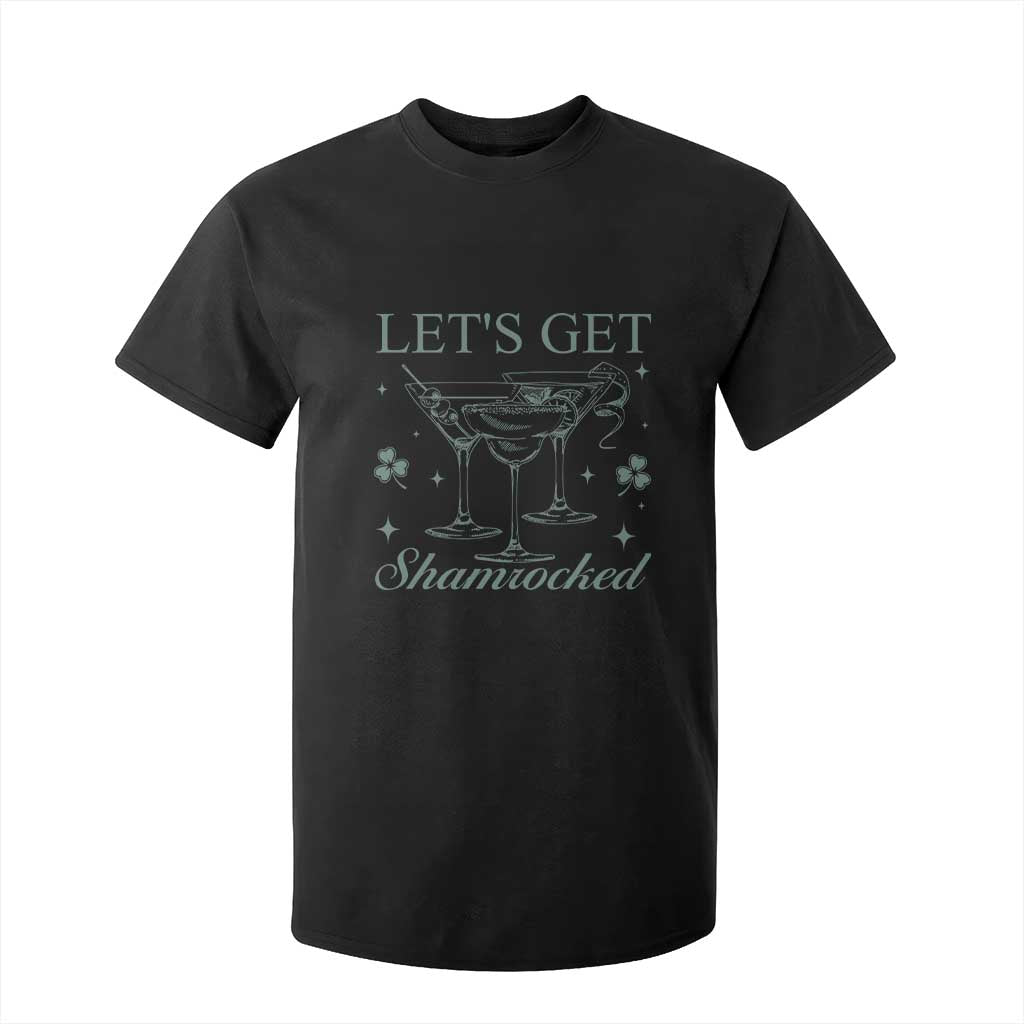 Lets Get Shamrocked St Patricks Day T Shirt For Kid TS10 Black Print Your Wear