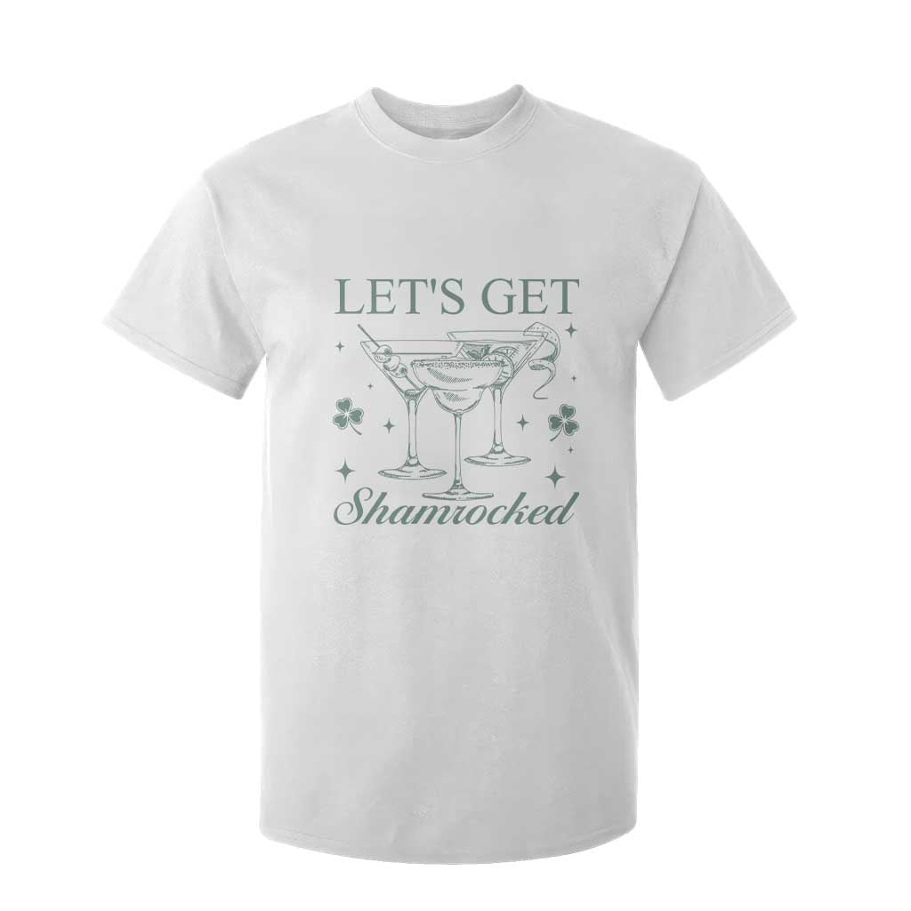Lets Get Shamrocked St Patricks Day T Shirt For Kid TS10 White Print Your Wear