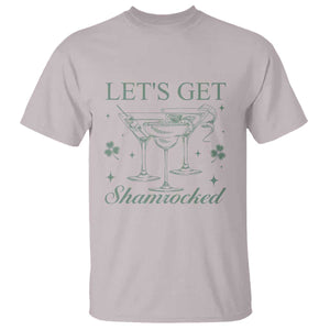 Lets Get Shamrocked St Patricks Day T Shirt TS10 Ice Gray Print Your Wear