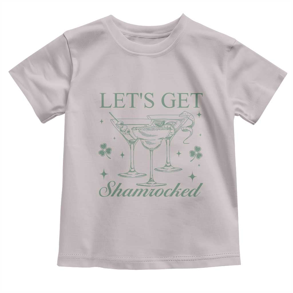 Lets Get Shamrocked St Patricks Day Toddler T Shirt TS10 Ice Gray Print Your Wear