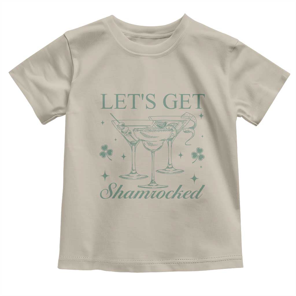 Lets Get Shamrocked St Patricks Day Toddler T Shirt TS10 Sand Print Your Wear