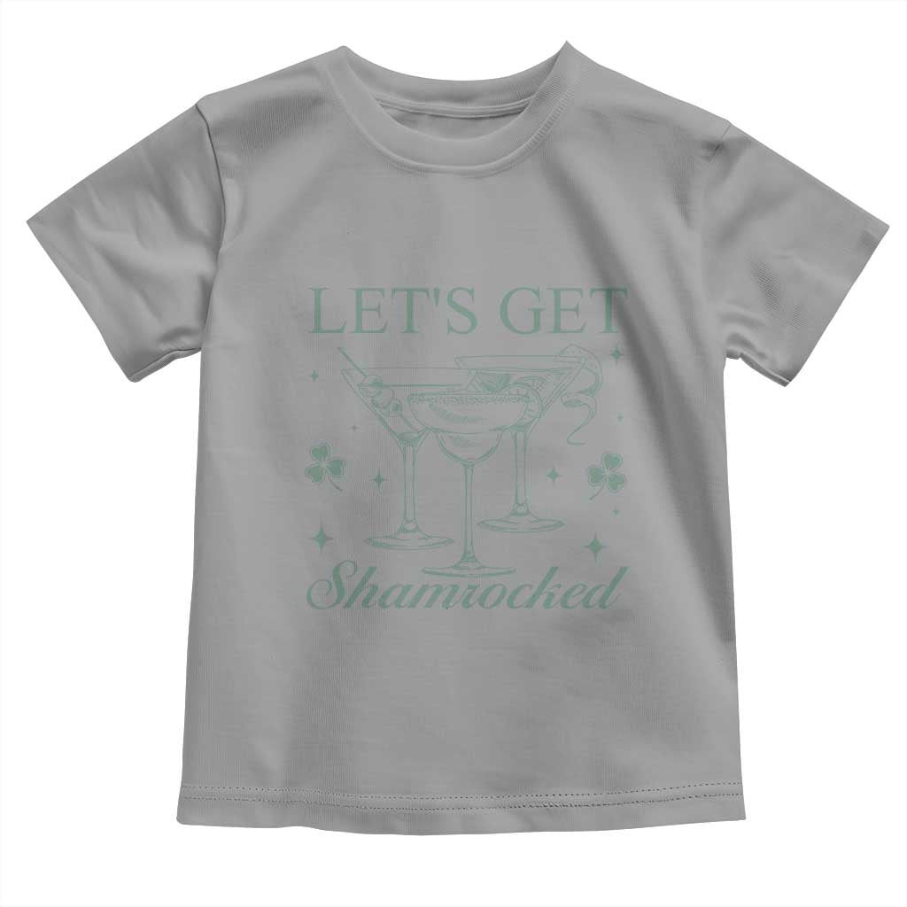 Lets Get Shamrocked St Patricks Day Toddler T Shirt TS10 Sport Gray Print Your Wear