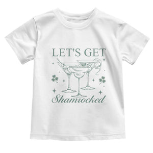 Lets Get Shamrocked St Patricks Day Toddler T Shirt TS10 White Print Your Wear
