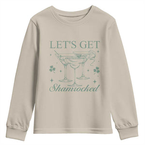 Lets Get Shamrocked St Patricks Day Youth Sweatshirt TS10 Sand Print Your Wear