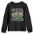 Vintage Christian Youth Sweatshirt Retro No Luck Just God Funny St Patricks Day TS10 Black Print Your Wear