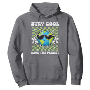 Groovy Earth Day Save The Planet Hoodie TS10 Charcoal Print Your Wear
