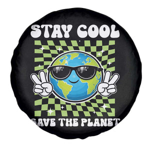 Groovy Earth Day Save The Planet Spare Tire Cover TS10 Print Your Wear