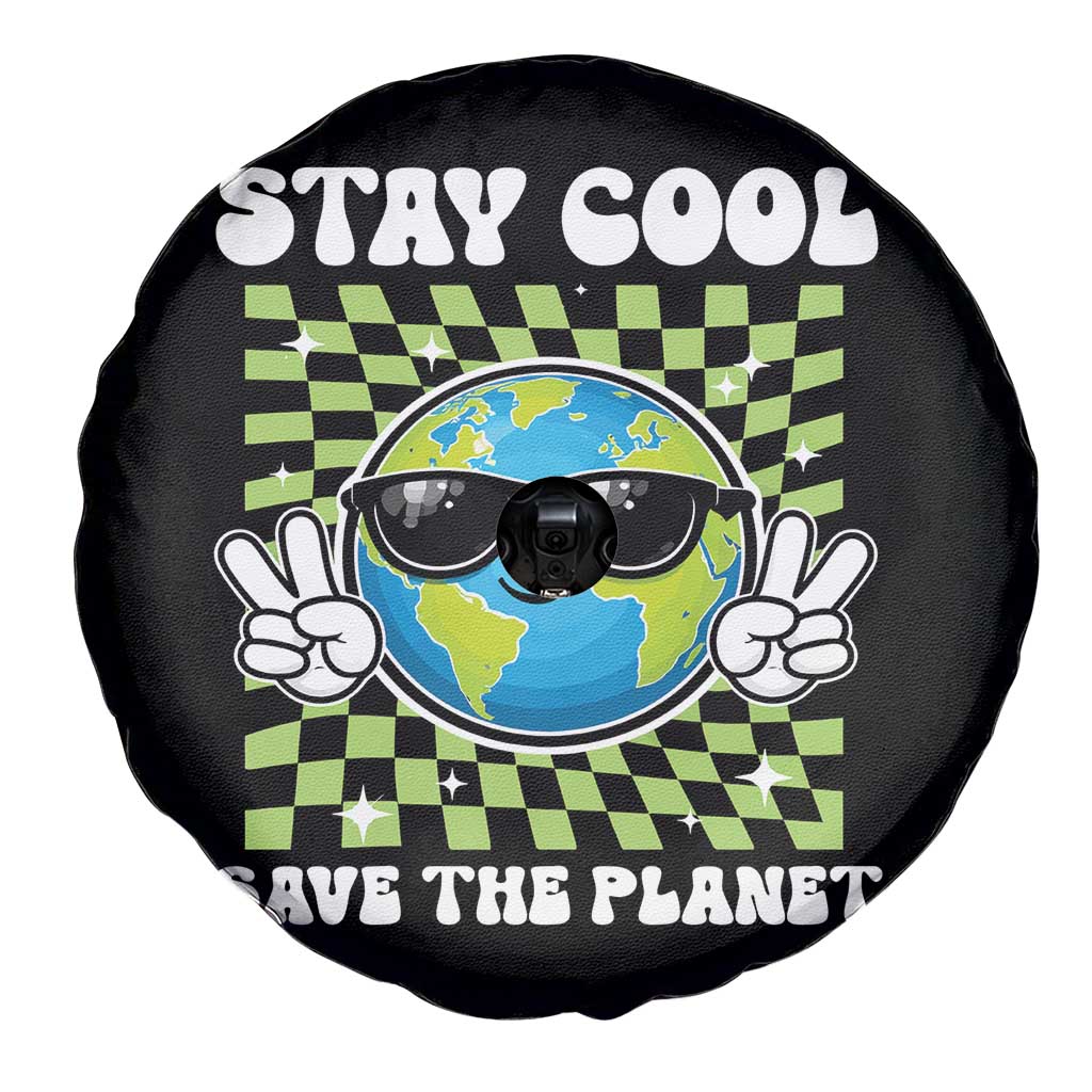 Groovy Earth Day Save The Planet Spare Tire Cover TS10 Print Your Wear