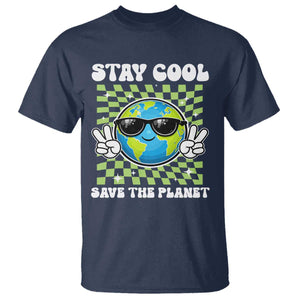 Groovy Earth Day Save The Planet T Shirt TS10 Navy Print Your Wear