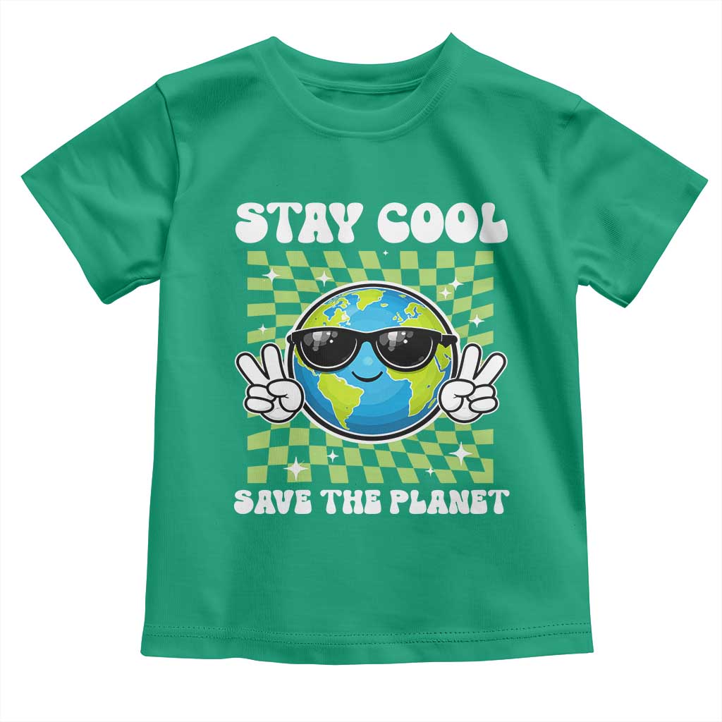 Groovy Earth Day Save The Planet Toddler T Shirt TS10 Irish Green Print Your Wear