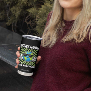 Groovy Earth Day Save The Planet Tumbler Cup TS10 Print Your Wear