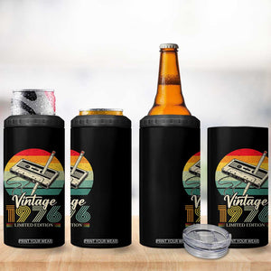 Vintage 1976 4 in 1 Can Cooler Tumbler 50th Birthday Turning 50 Year Old Gifts TS10 Print Your Wear