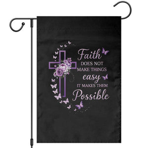 Christian Jesus Garden Flag Vintage Bible Verse Printed Faith Blessed Inspirational Girl TS10 Black Print Your Wear