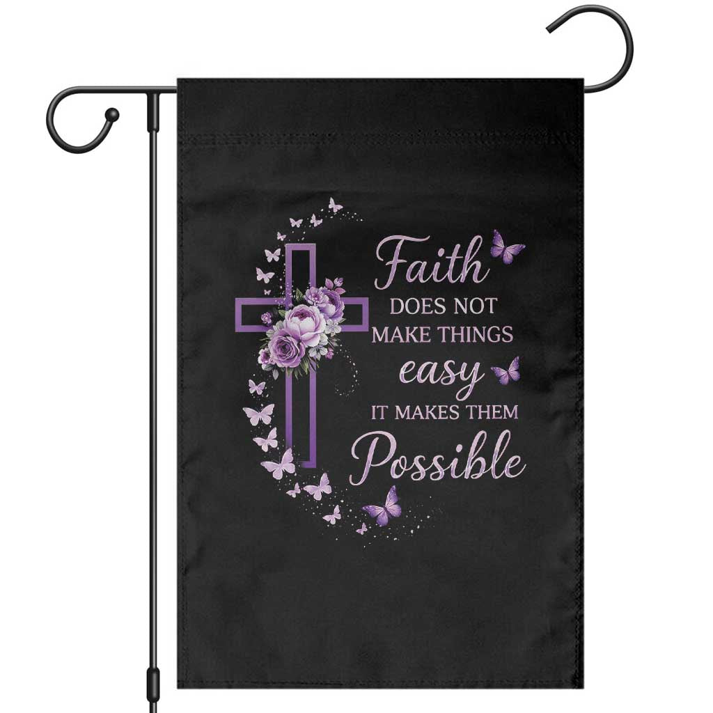 Christian Jesus Garden Flag Vintage Bible Verse Printed Faith Blessed Inspirational Girl TS10 Black Print Your Wear