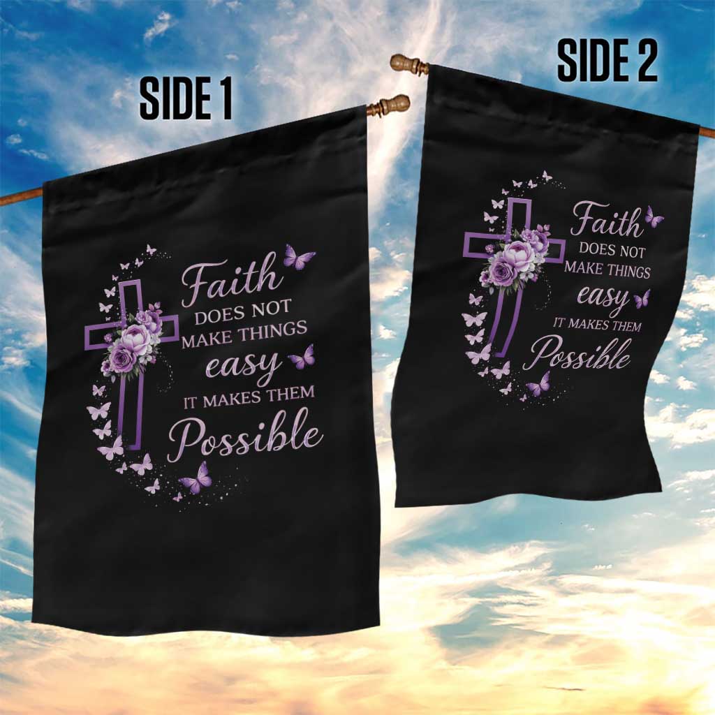 Christian Jesus Garden Flag Vintage Bible Verse Printed Faith Blessed Inspirational Girl TS10 Print Your Wear