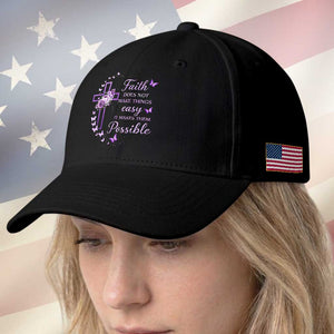 Christian Jesus Baseball Cap Vintage Bible Verse Printed Faith Blessed Inspirational Girl TS10 Print Your Wear
