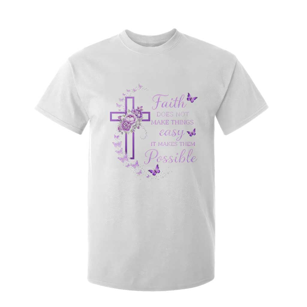 Christian Jesus T Shirt For Kid Vintage Bible Verse Printed Faith Blessed Inspirational Girl TS10 White Print Your Wear
