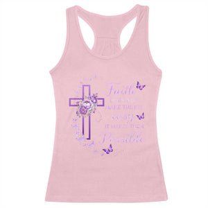 Christian Jesus Racerback Tank Top Vintage Bible Verse Printed Faith Blessed Inspirational Girl TS10 Light Pink Print Your Wear