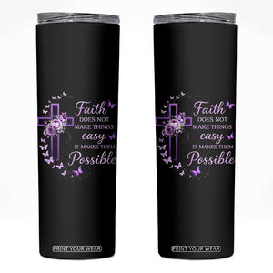 Christian Jesus Skinny Tumbler Vintage Bible Verse Printed Faith Blessed Inspirational Girl TS10 Black Print Your Wear