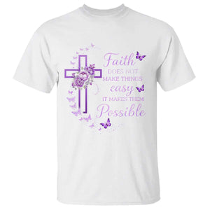 Christian Jesus T Shirt Vintage Bible Verse Printed Faith Blessed Inspirational Girl TS10 White Print Your Wear
