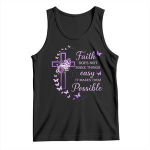 Christian Jesus Tank Top Vintage Bible Verse Printed Faith Blessed Inspirational Girl TS10 Black Print Your Wear