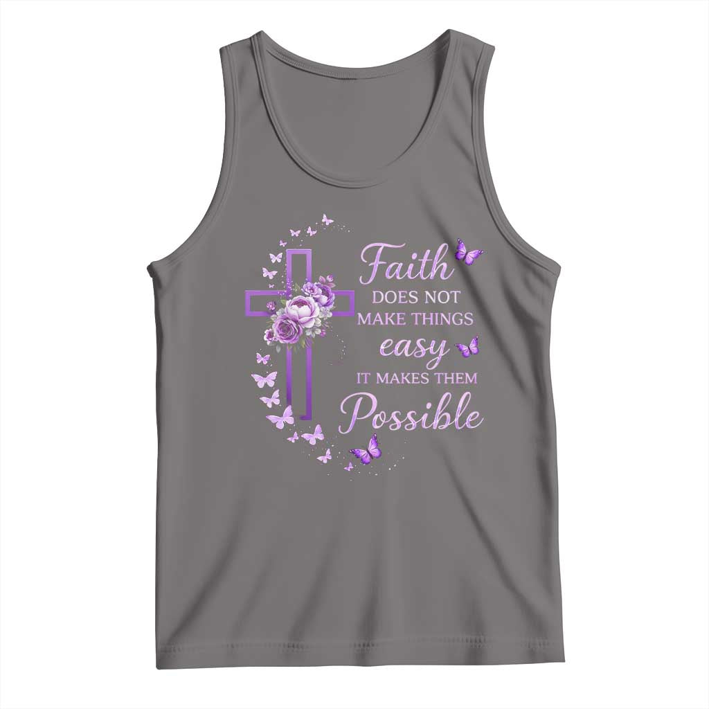 Christian Jesus Tank Top Vintage Bible Verse Printed Faith Blessed Inspirational Girl TS10 Deep Heather Print Your Wear