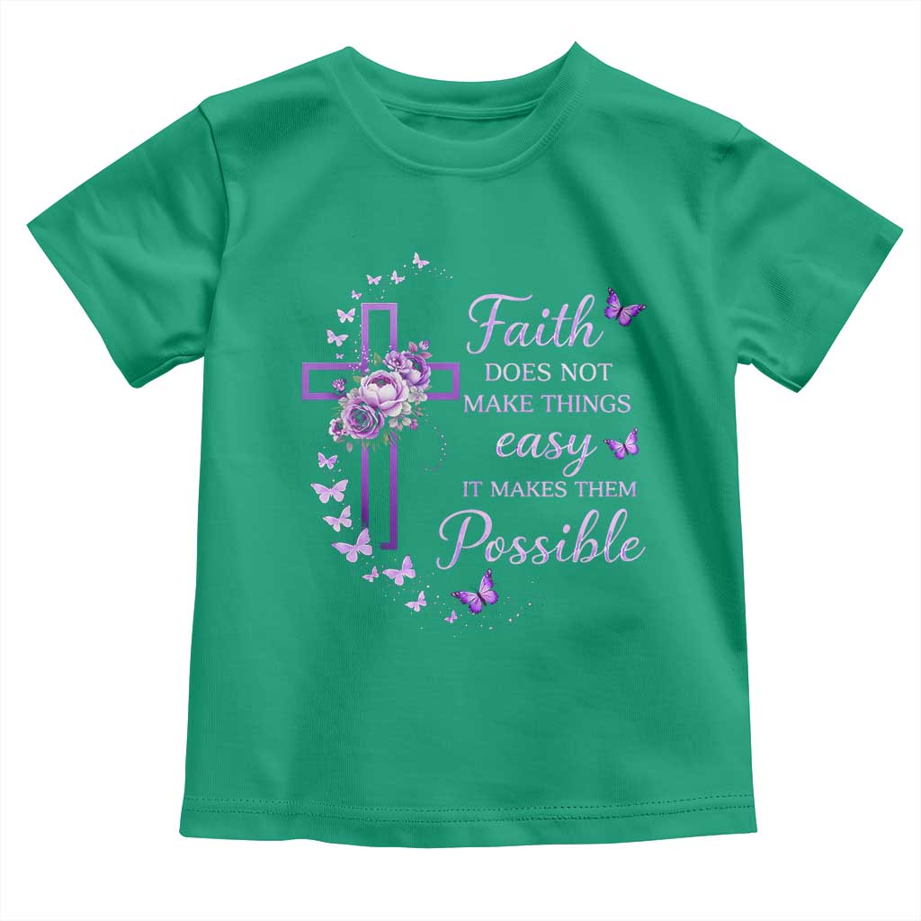 Christian Jesus Toddler T Shirt Vintage Bible Verse Printed Faith Blessed Inspirational Girl TS10 Irish Green Print Your Wear