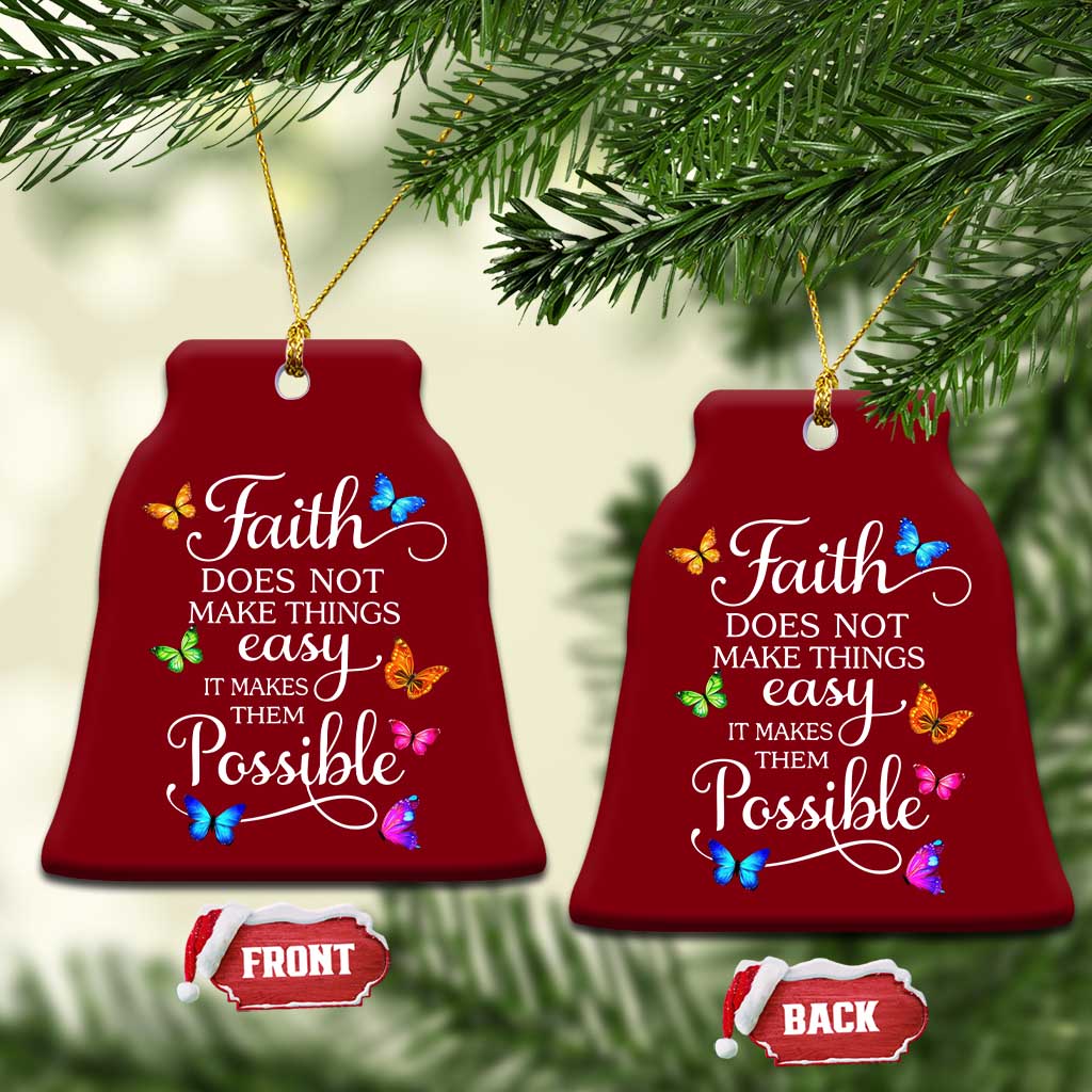 Christian Jesus Ceramic Ornament Butterfly Art Bible Verse Printed Faith Blessed Inspirational Girl TS10 Print Your Wear