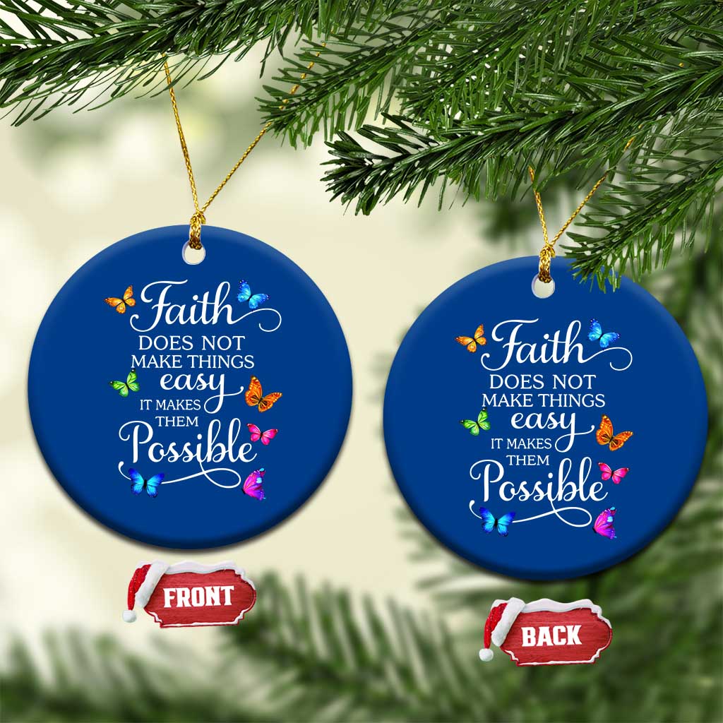 Christian Jesus Ceramic Ornament Butterfly Art Bible Verse Printed Faith Blessed Inspirational Girl TS10 1pc Blue Print Your Wear