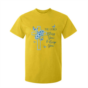 Christian Jesus T Shirt For Kid The Lord Bless You Encouraging Bible Verse Butterfly Art TS10 Daisy Print Your Wear