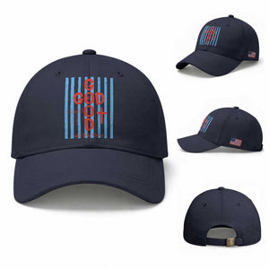 Christian Jesus Lovers Baseball Cap Striped Preppy God Is Good All The Time TS10 Baseball Cap Universal Fit Navy Print Your Wear