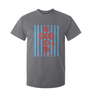 Christian Jesus Lovers T Shirt For Kid Striped Preppy God Is Good All The Time TS10 Charcoal Print Your Wear