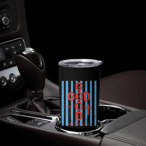 Christian Jesus Lovers Tumbler Cup Striped Preppy God Is Good All The Time TS10 Print Your Wear
