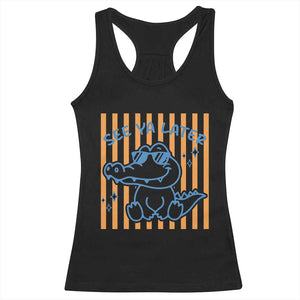 See You Later Alligator Racerback Tank Top Funny Last Day End of Year Teacher Summer Gift TS10 Black Print Your Wear