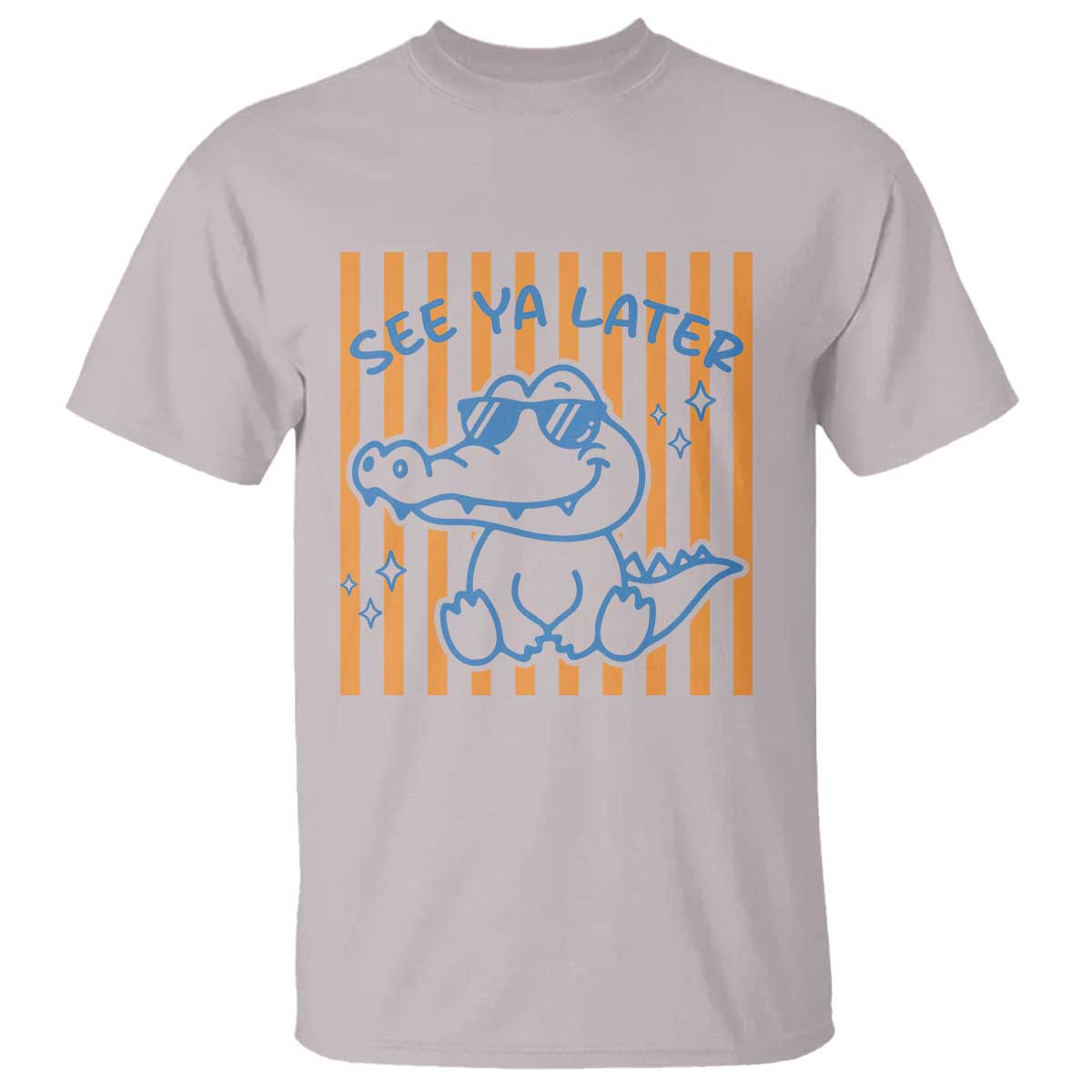 See You Later Alligator T Shirt Funny Last Day End of Year Teacher Summer Gift TS10 Ice Gray Print Your Wear