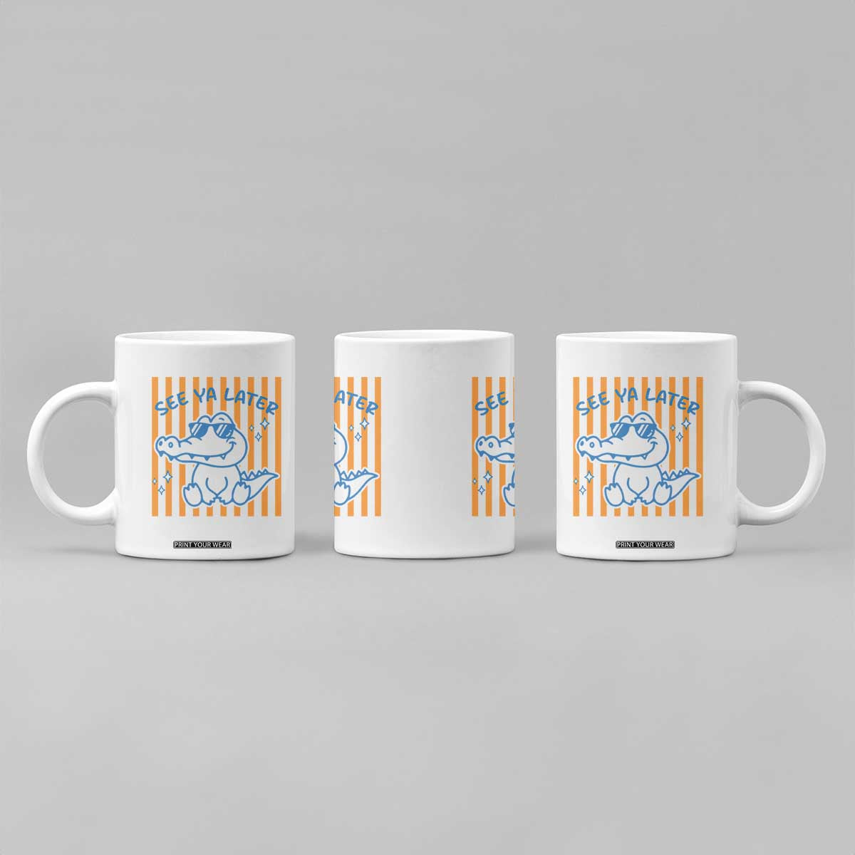 See You Later Alligator Coffee Mug Funny Last Day End of Year Teacher Summer Gift TS10 Print Your Wear