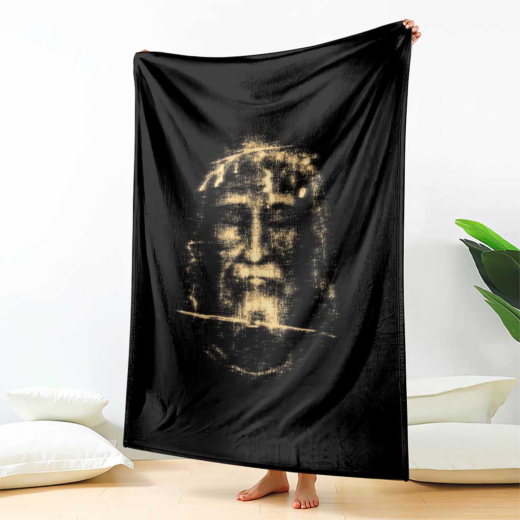 Shroud Of Turin Jesus Throw Blanket Jesus Christ Face Religious Catholic Christian Faith TS10 Print Your Wear