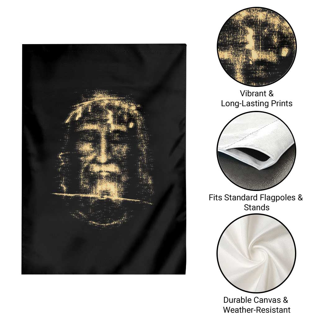 Shroud Of Turin Jesus Garden Flag Jesus Christ Face Religious Catholic Christian Faith TS10 Print Your Wear