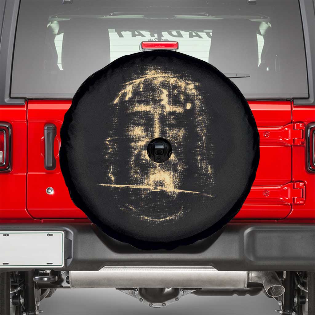 Shroud Of Turin Jesus Spare Tire Cover Jesus Christ Face Religious Catholic Christian Faith TS10 Black Print Your Wear