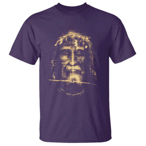 Shroud Of Turin Jesus T Shirt Jesus Christ Face Religious Catholic Christian Faith TS10 Purple Print Your Wear