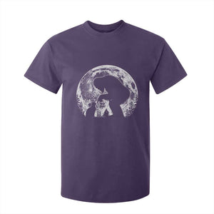 Fun Hand Boop Nose Bigfoot Cat T Shirt For Kid Sasquatch Full Moon TS10 Purple Print Your Wear
