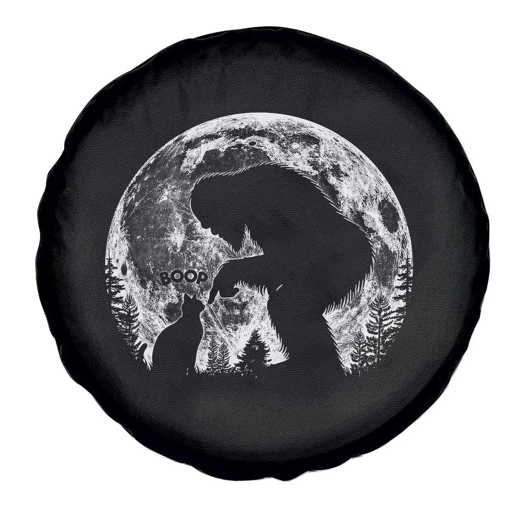 Fun Hand Boop Nose Bigfoot Cat Spare Tire Cover Sasquatch Full Moon TS10 Print Your Wear