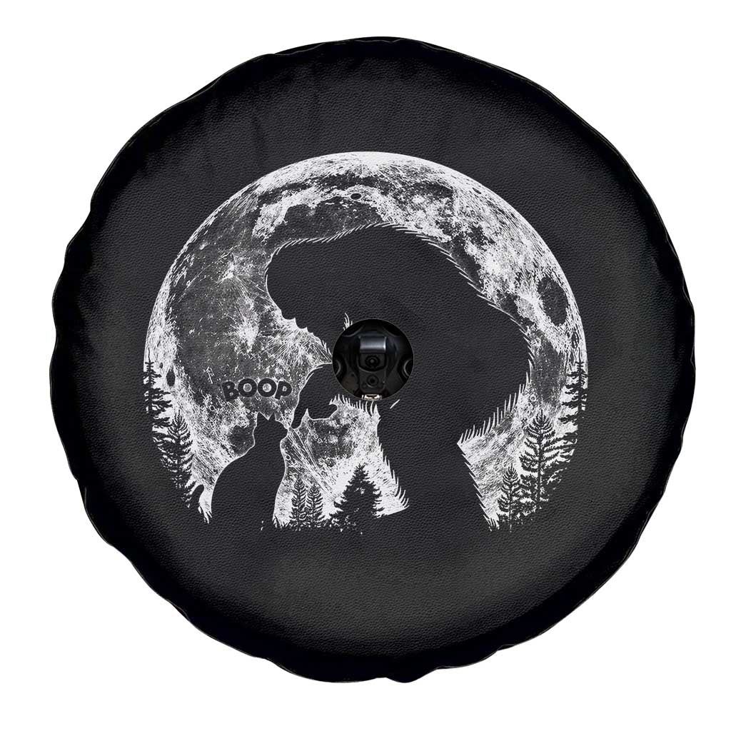 Fun Hand Boop Nose Bigfoot Cat Spare Tire Cover Sasquatch Full Moon TS10 Print Your Wear