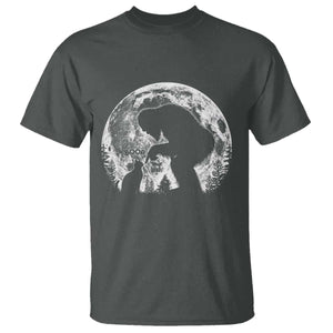 Fun Hand Boop Nose Bigfoot Cat T Shirt Sasquatch Full Moon TS10 Dark Heather Print Your Wear