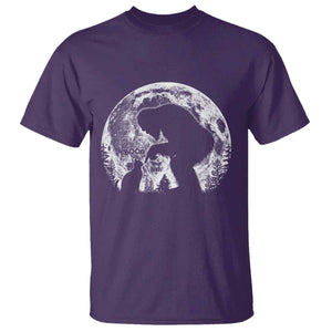 Fun Hand Boop Nose Bigfoot Cat T Shirt Sasquatch Full Moon TS10 Purple Print Your Wear