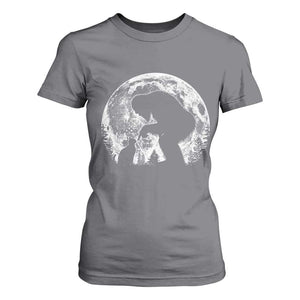 Fun Hand Boop Nose Bigfoot Cat T Shirt For Women Sasquatch Full Moon TS10 Charcoal Print Your Wear